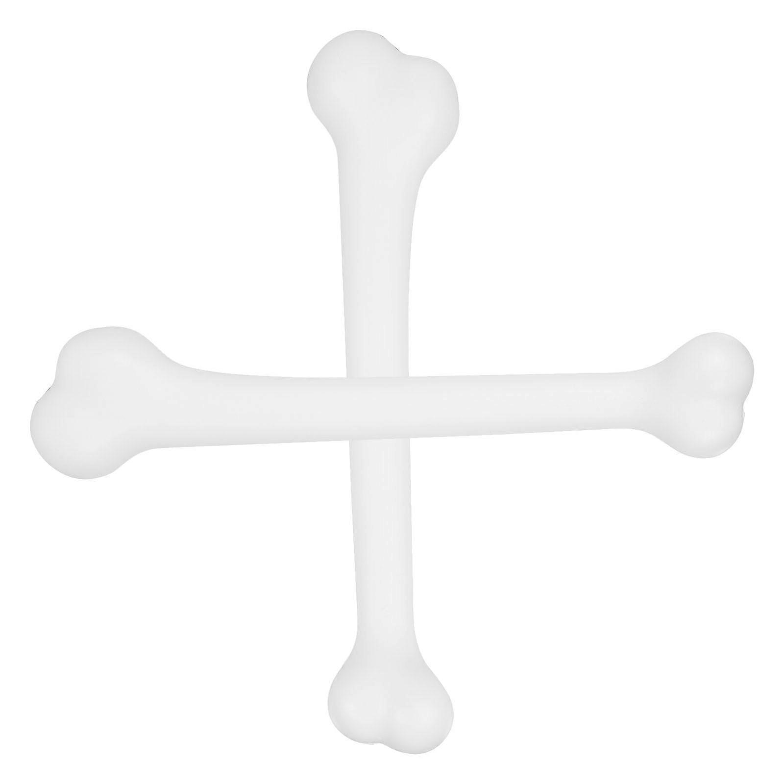 2pcs Halloween Party Bone Props Horrible Bone Decors Plastic Bone Props