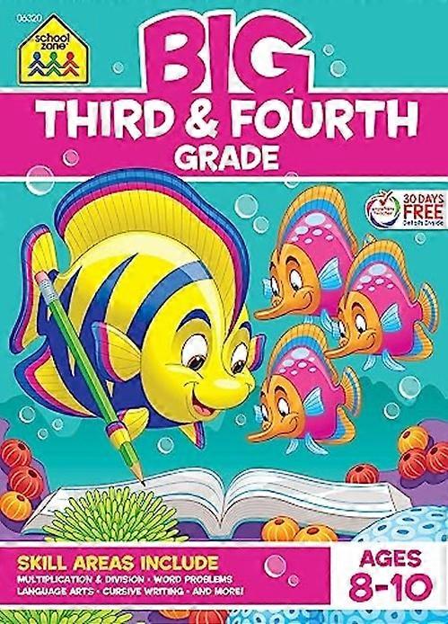 School Zone Big Third & Fourth Grade Workbook