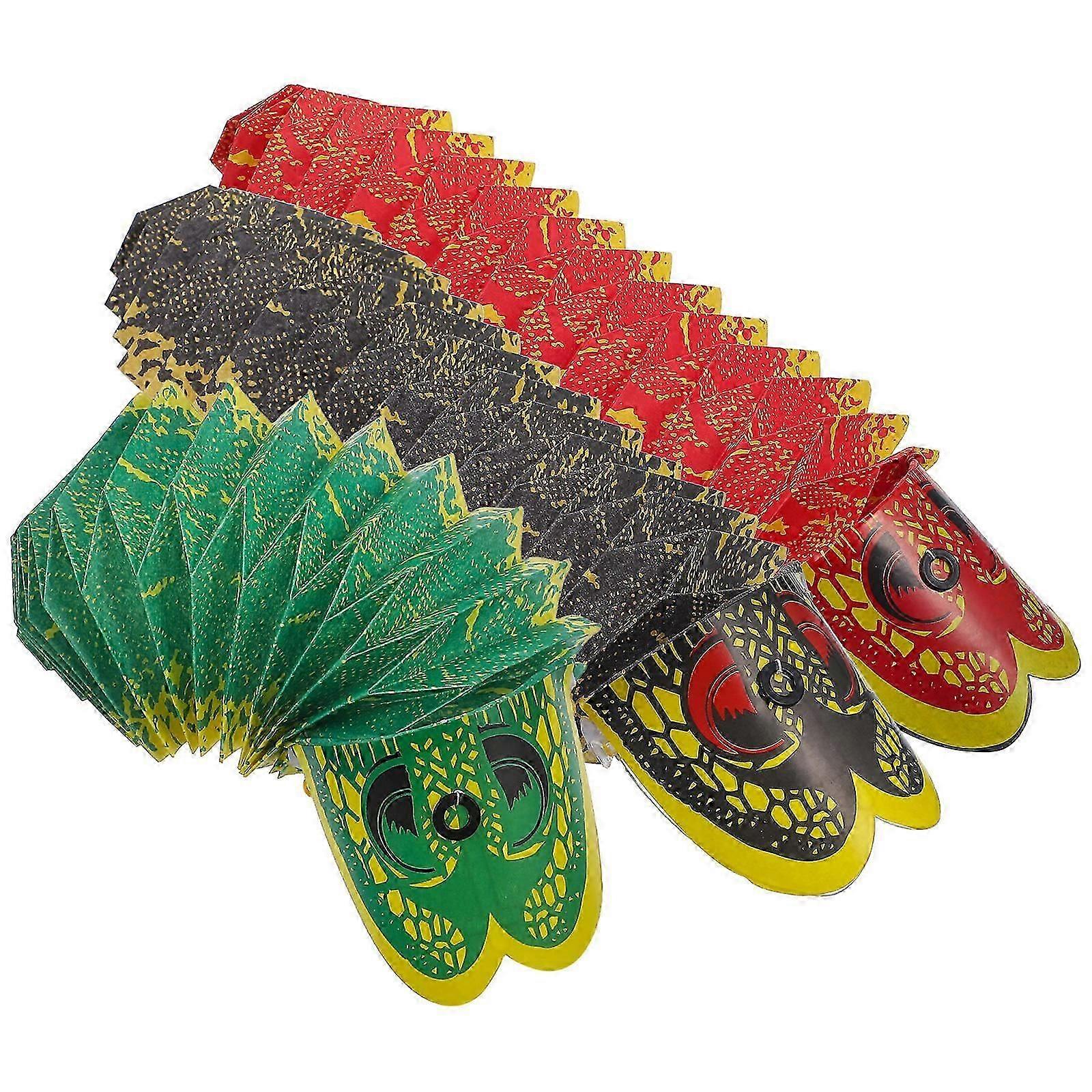 Kids Animals Toy Pull String Caterpillar Pulling String 3Pcs Assorted Color