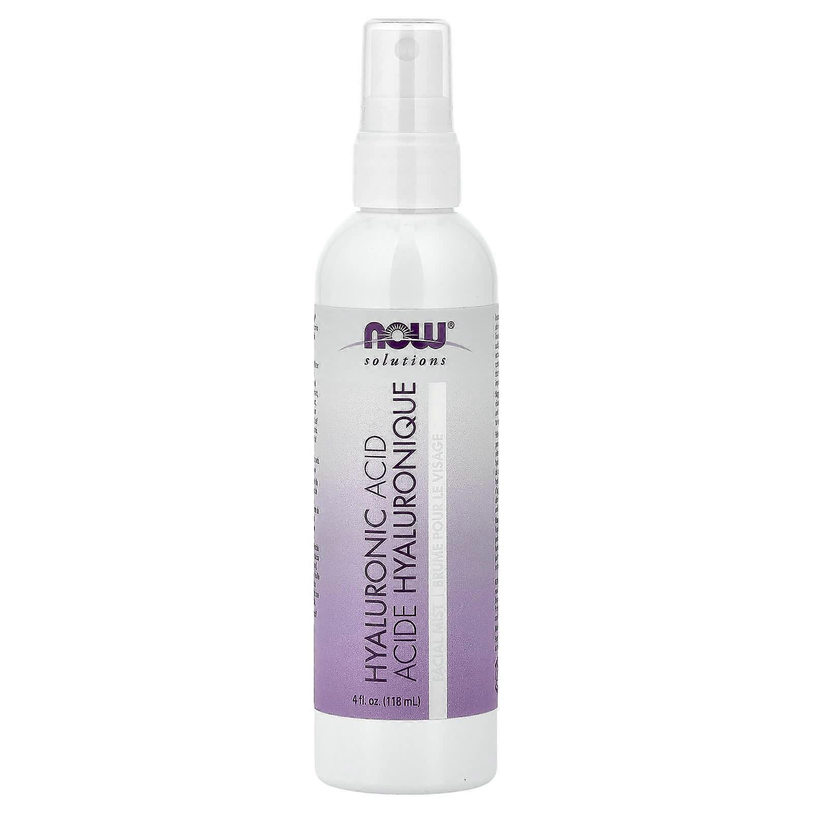 NOW Foods, Solutions, Hyaluronic Acid Facial Mist, 4 fl oz (118 ml), 2-Pack