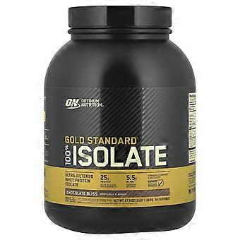 Optimum Nutrition, Gold Standard® 100% Isolate, Chocolate Bliss, 3 lb (1.36 kg)