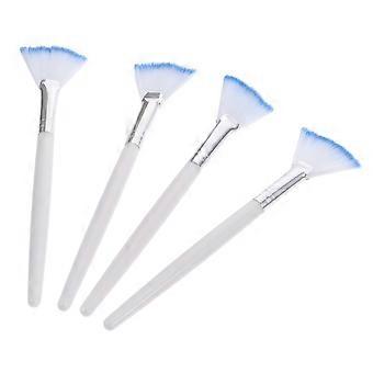 4pcs Brosses faciales portables Ventilateur Maquillage Brosses Masque Brosses Outil cosmétique