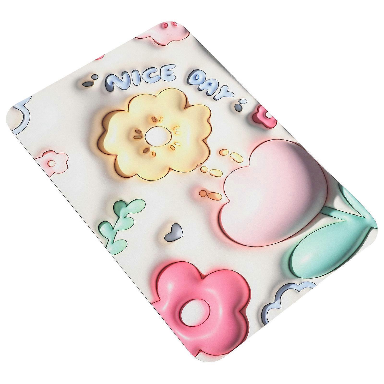 Absorbent Bath Mat Non-Slip Function Designed for Home Use