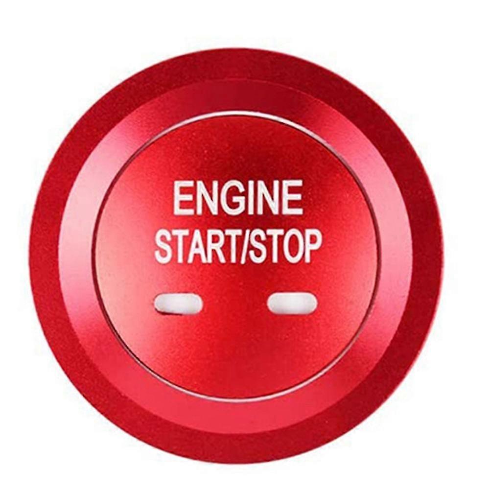 Ignition Button Decals for Push Start Stop Stickers Caps Covers