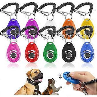 Hundetraining Clicker,10 Stück Heilwiy Geschenk Haustier Hund Training Clicker Hund