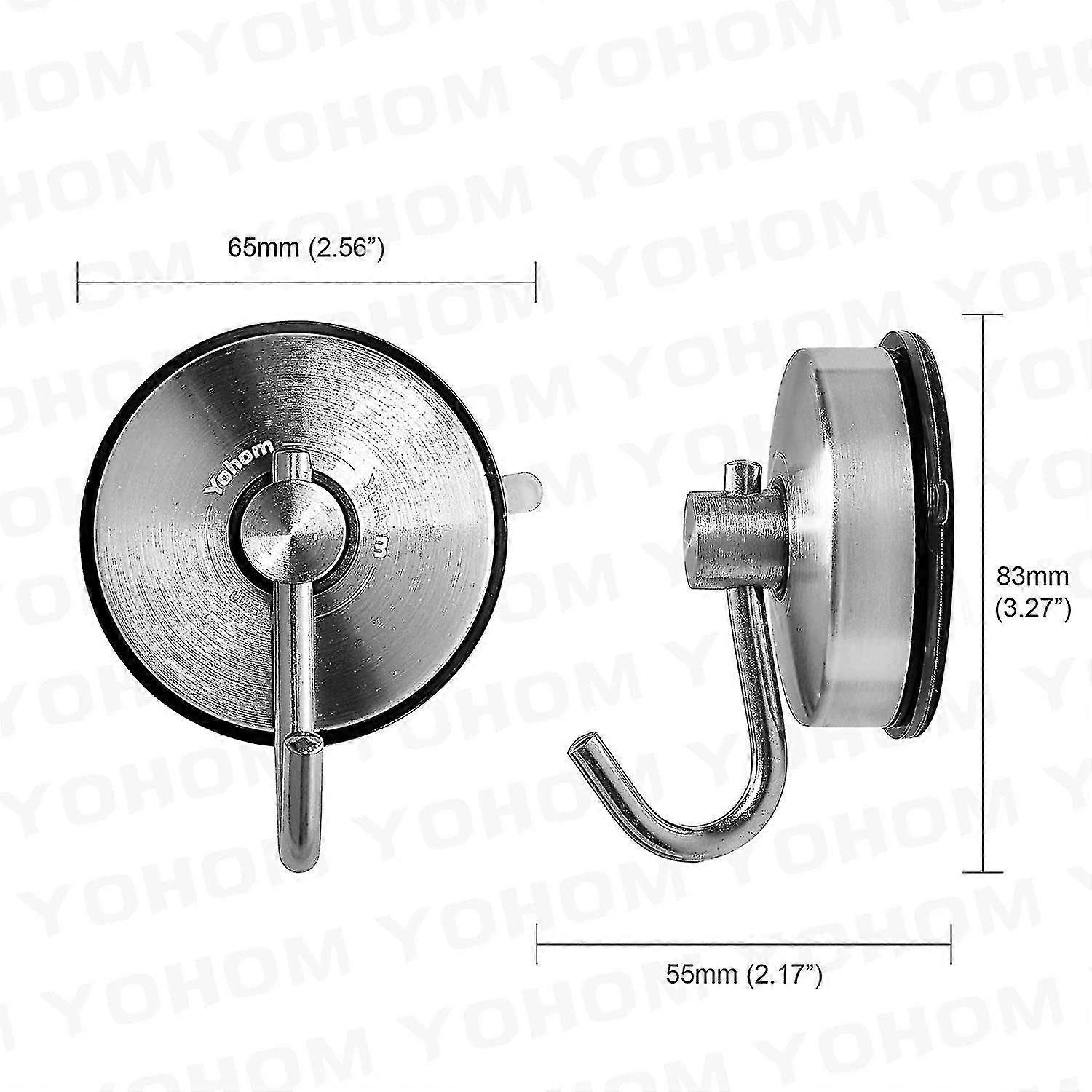 Vacuum Suction Cup Towel Hooks Bathroom