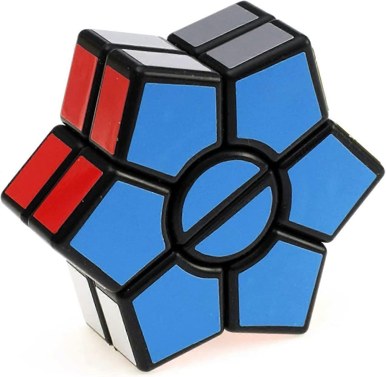 2-Layers Hexagon SQ Cube Creative Magic Cube Smooth Puzzle Cube Sticker - -