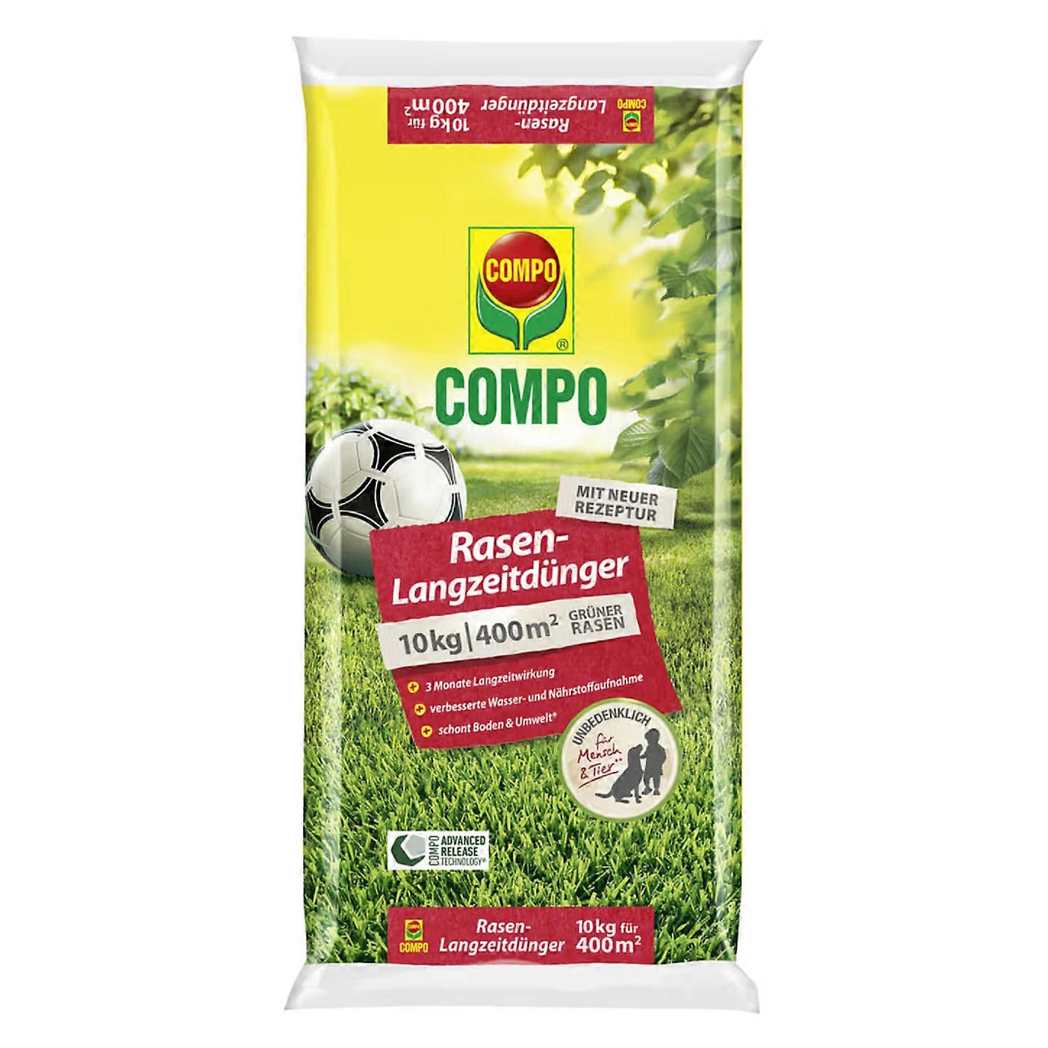 COMPO Rasen-Langzeitdünger, 10 kg