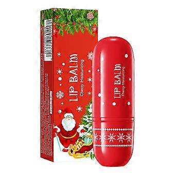Cherry Flavor Lip Balm for Deep Hydration, Festive Christmas Gift and Holiday Stocking Stuffer