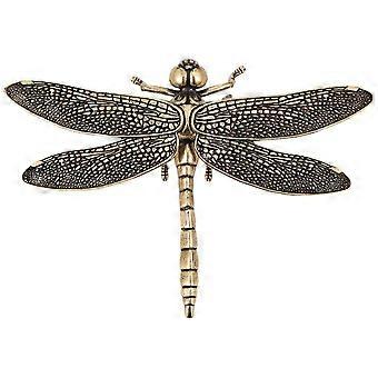 Brass Dragonfly Figurine Dragonfly Copper Sculpture Ornament Figurine for Home Office