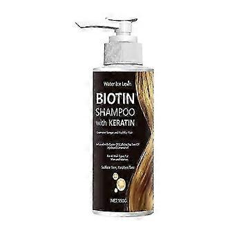 Champú de biotina con keratina, tratamiento hidratante voluminizador anticaída para un cabello suave y brillante, rutina anticaspa, champú de romero para hombres y mujeres.