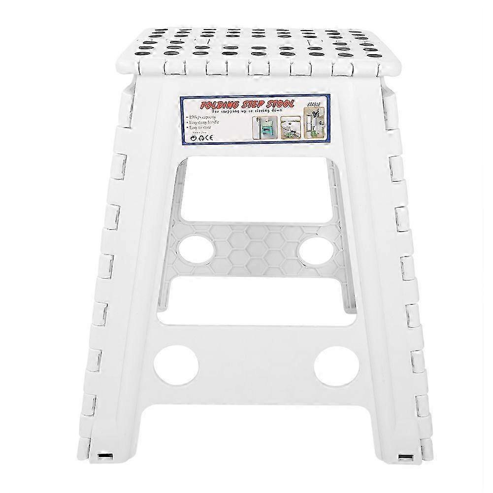 Portable Folding Stool Non-Slip Plastic Stool compatible with Adults (#9)