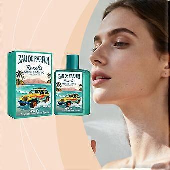 Roxelis Manila Manic Tropical Fragrance Spray, 50ml Eau de Parfum, Strandig Sommardoft för Män & Kvinnor