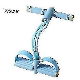 6-Tube Pedal Resistance Band Multifunction Tension Rope Elastic Yoga Pedal Puller Body Stretching Trainer Home Gym Workout Equipment