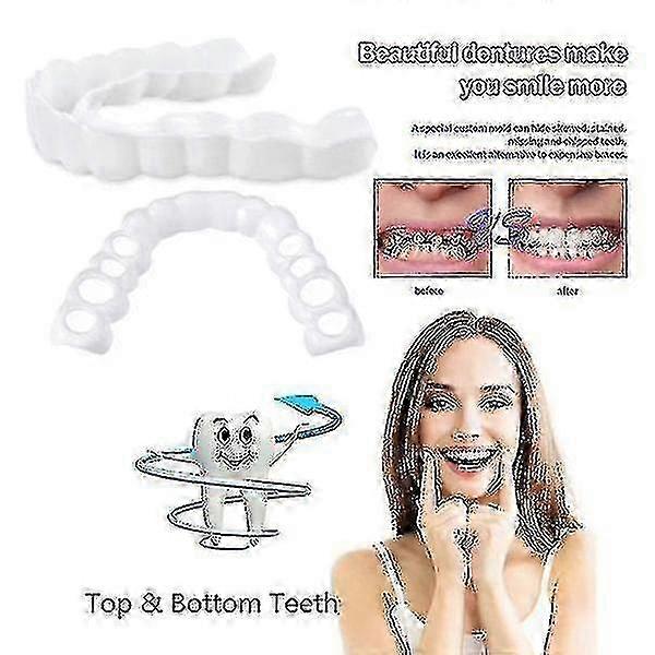 Upper/Lower Comfortable Flex Fit Denture