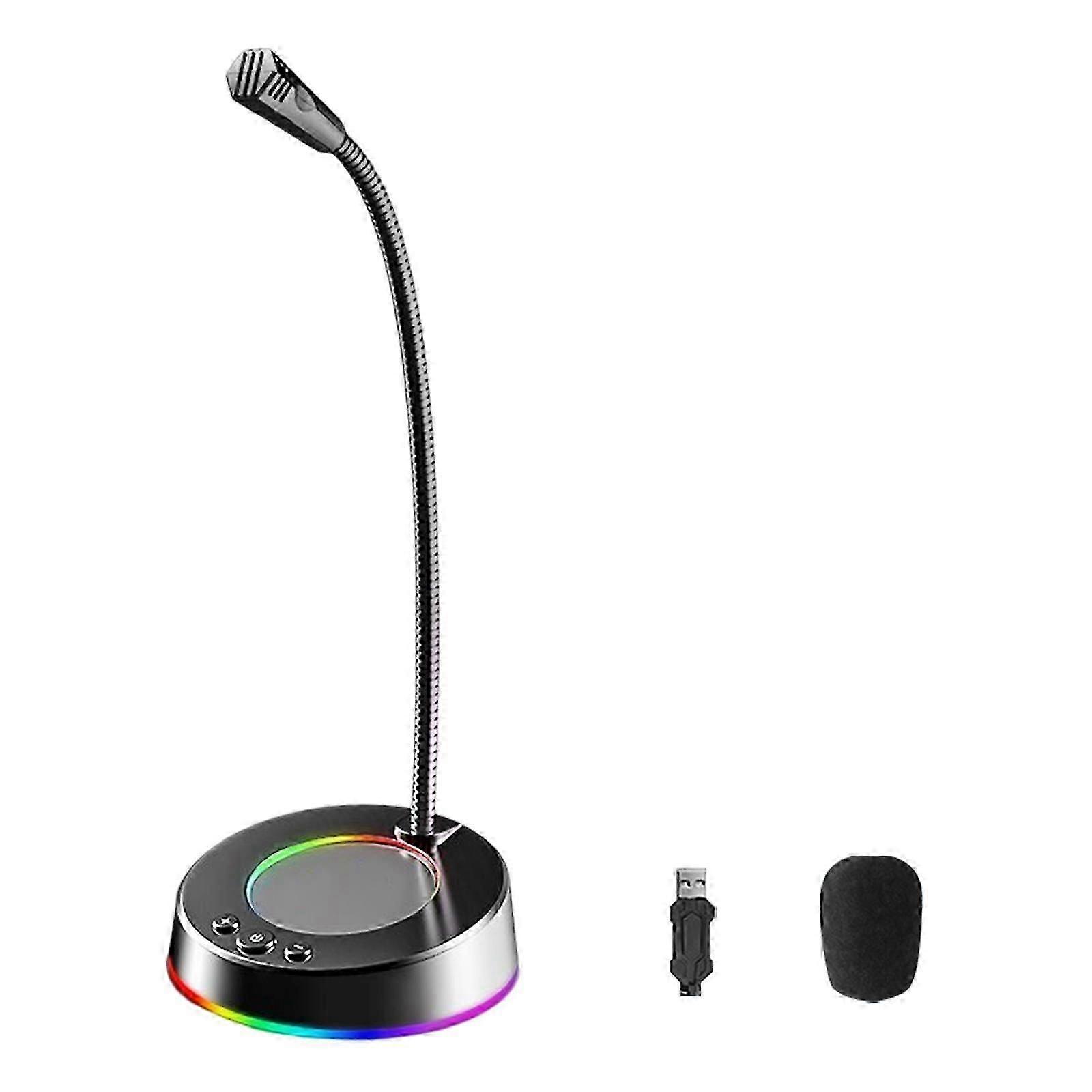 Microphone Convenient Voice Speakers USB Computer Microphone for Dictation