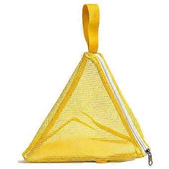 Parrots Triangle-Mesh Bag Breathable Birds Walking Carrier Zippered Closure Anti-Escape Outdoor for Small Birds