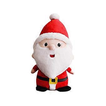 Kerstknuffels: Kerstman, kleine pluche pop voor decoratie