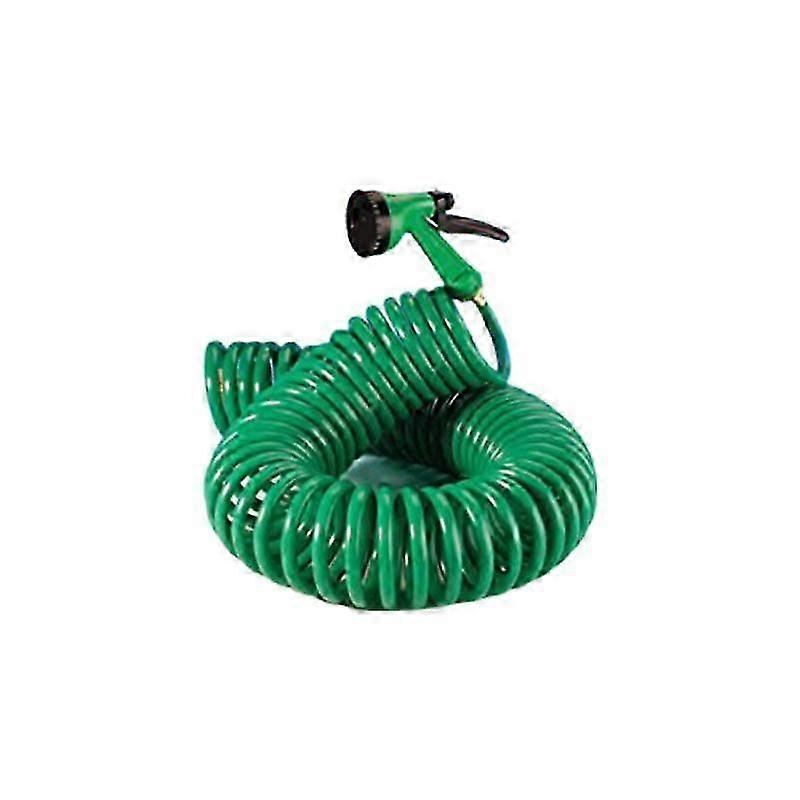 10M Spiral Hose Pipe With Nozzle