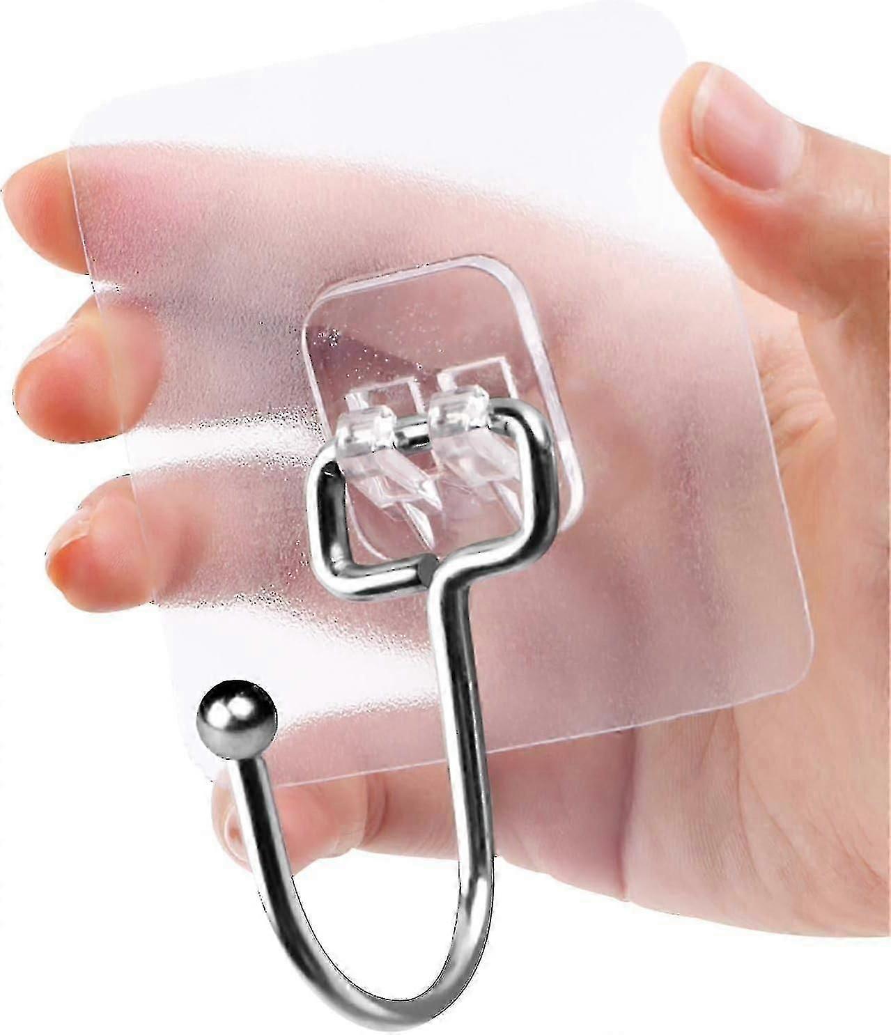 Clear Adhesive Waterproof Heavy Duty Hooks