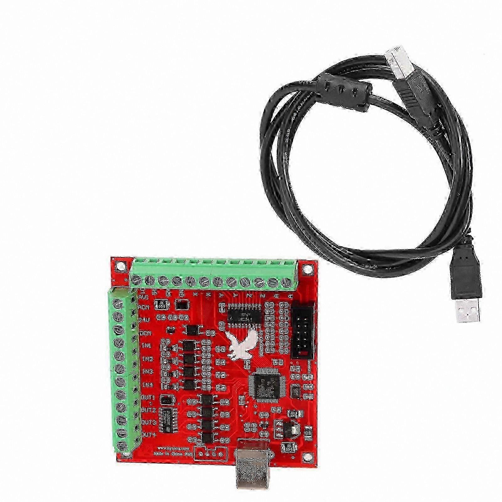 CNC Engraving Motion Controller Card with USB Interface and 100Khz Breakout Board