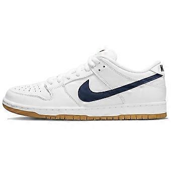 Nike Dunk SB Pro Textile, Synthetic Leather Skateboard Low top Skateboard Shoes Unisex White Blue Natural Rubber CZ2249-100