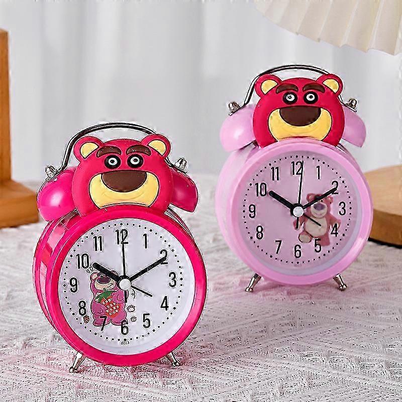 Strawberry Bear Alarm Clock Loud Silent