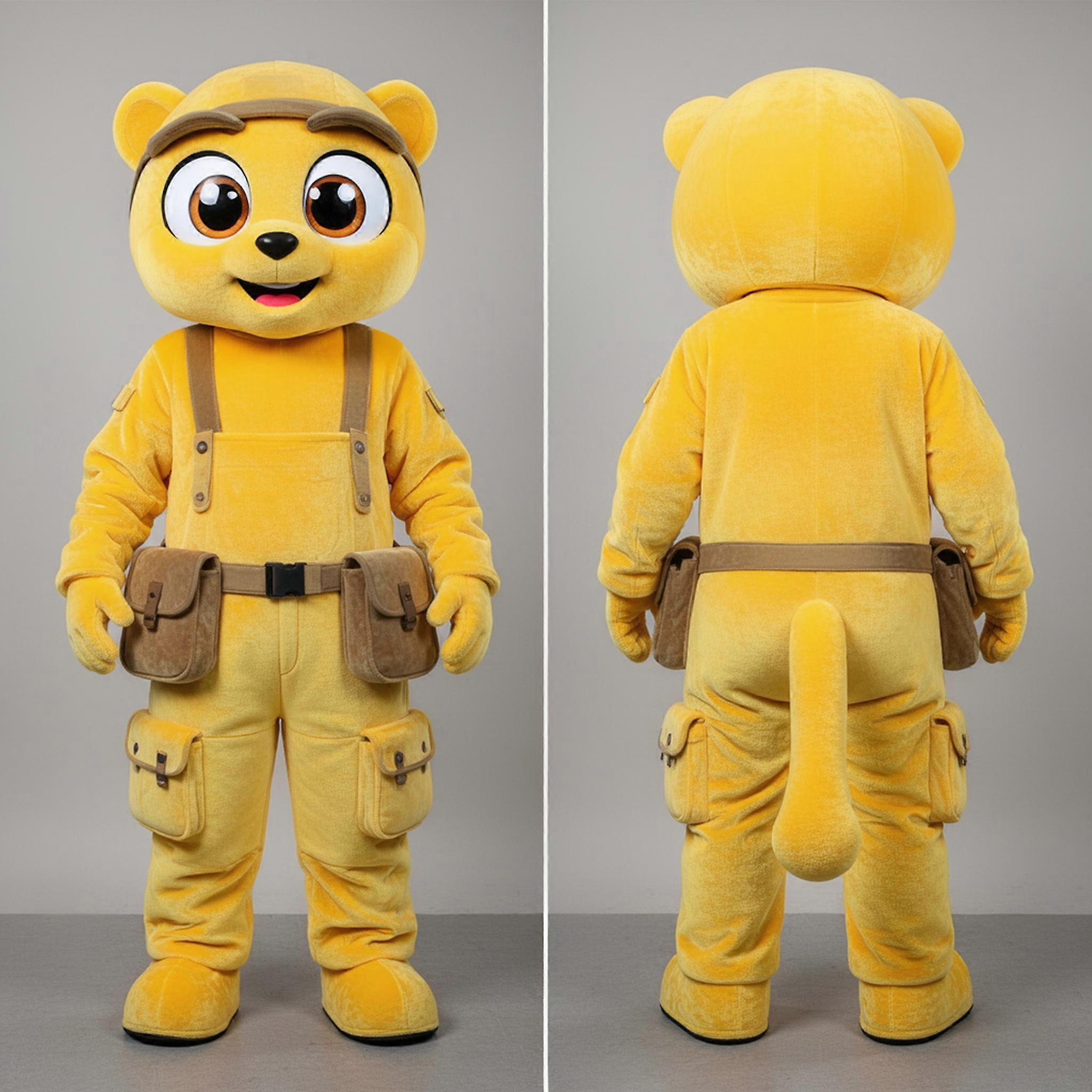MASTICOT Vibrant Yellow Commando Mascot