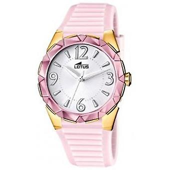 Lotus Quartz Analog Woman Watch with Silicone Bracelet L15871/2
