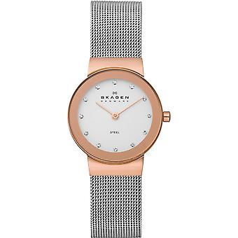 Skagen Freja Watch for Women Analog Quartz with 358SRSC Stainless Steel Bracelet
