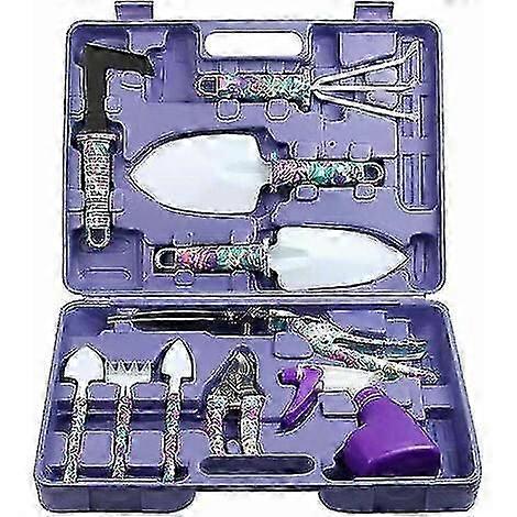 10-Piece Floral Garden Tools Set