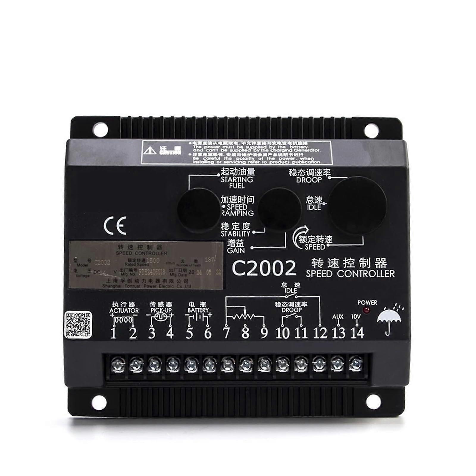 Intelligent Motor Speed Controller for Diesel Generator, Precision Adjustable Control Board C2002
