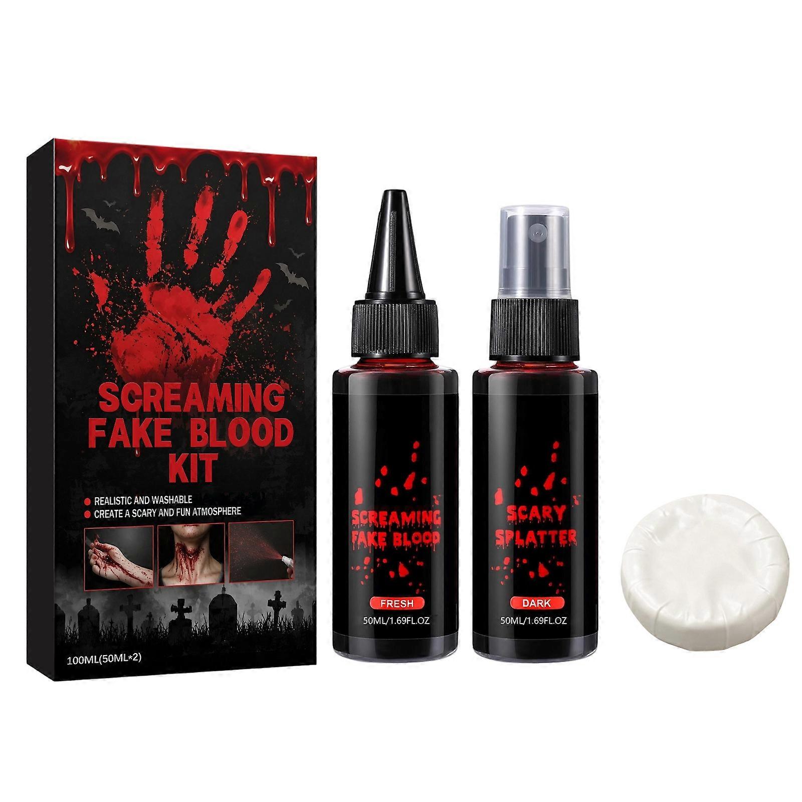 Screaming Fake Blood Kit.LLY3