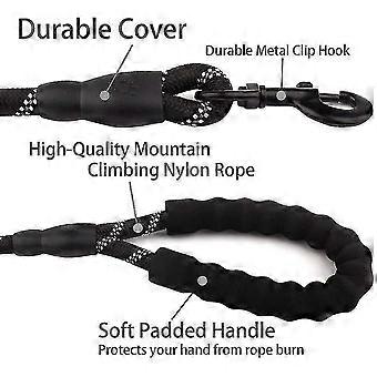 5 Ft Ergonomic Padded Reflective Leash