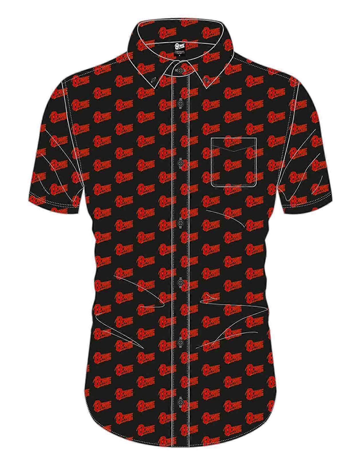 David Bowie Pattern Repeat Chemise décontractée