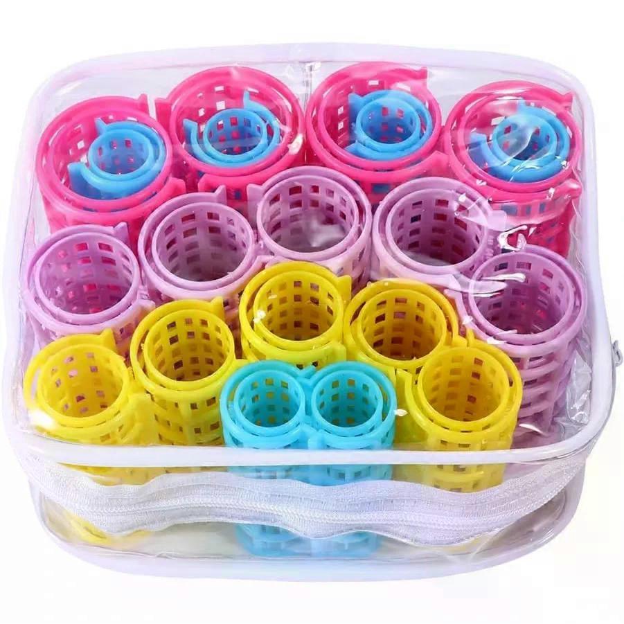 Rollers Self Grip for Salon Styling Plastic 20 Pcs