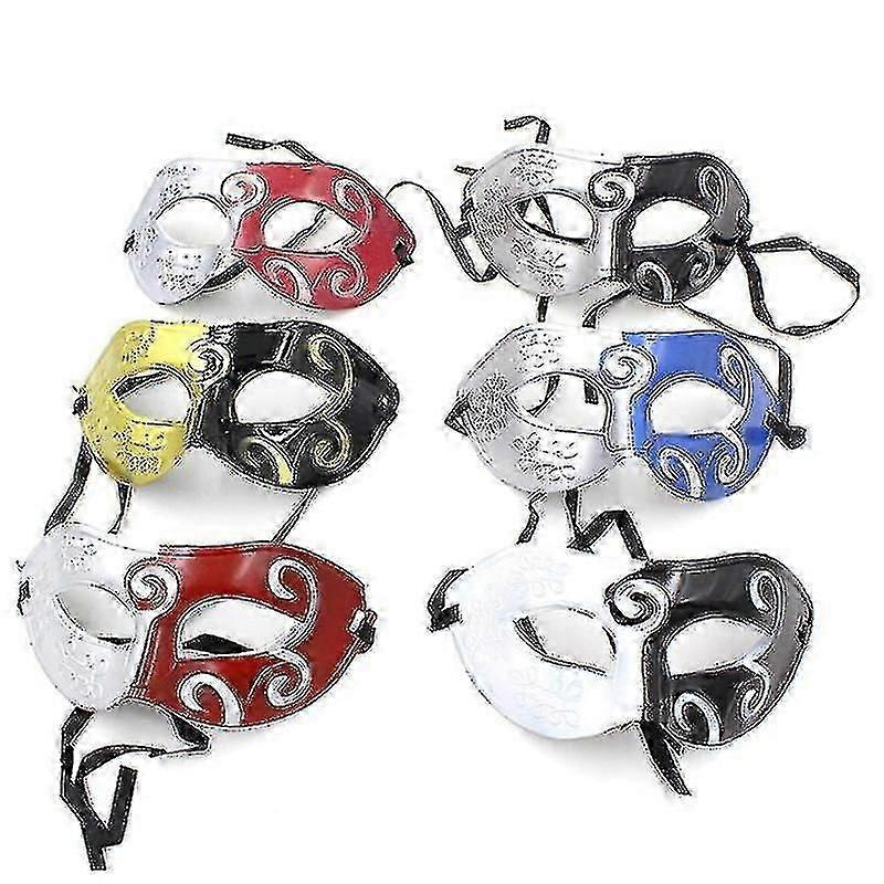 Men's Plastic Masquerade Mask