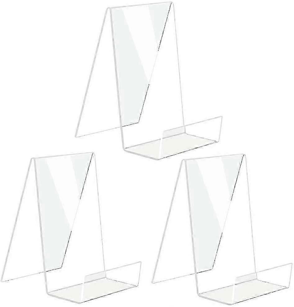 Acrylic Book Display Stand 3-Piece