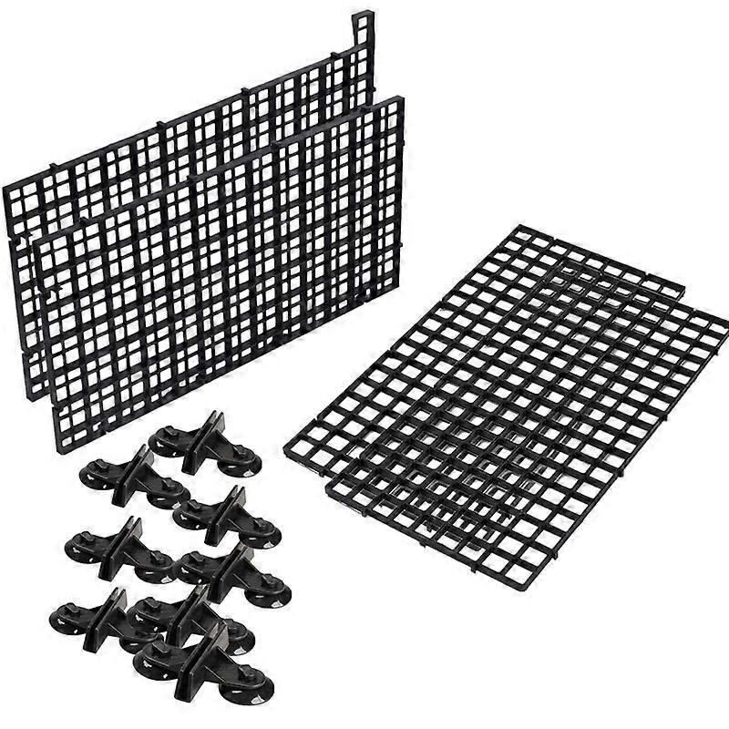 Plastic Mesh Aquarium Divider Tray Light Diffuser Fish Tank Divider Filter Bottom Egg Box