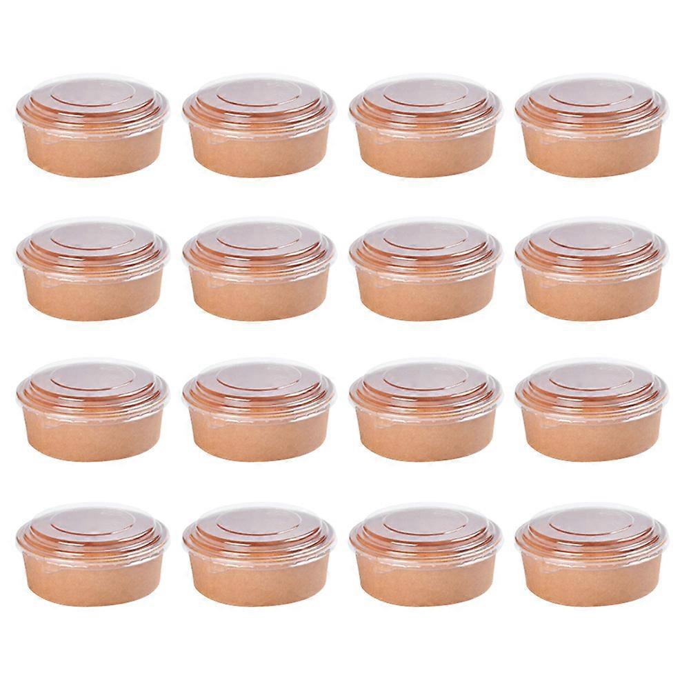 Kraft Paper 50Pcs with Lids compatible with Meal Prep