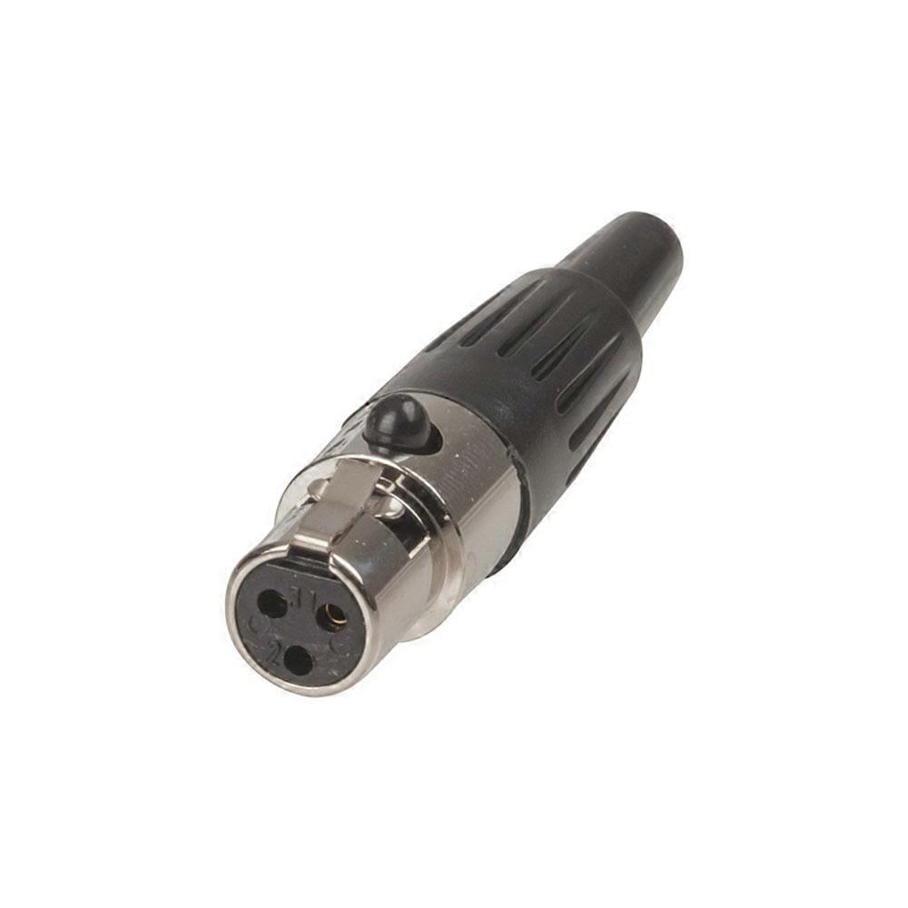 4 PINS Line Female Mini XLR Style Audio Connector Microfoon Socket Adapter