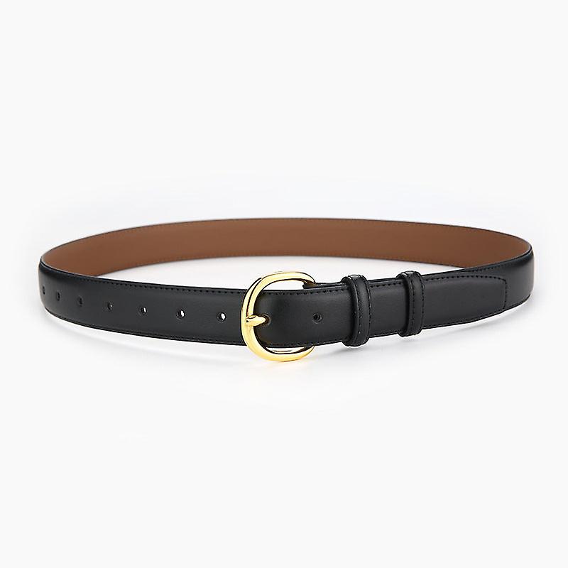 Women Belts 2022 Belt Fashion All-match Two-layer Cowhide Thin Belt Matching Dress Skirt Student Pant Belt