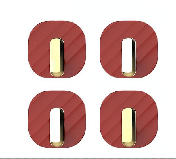 (4 Red)viscose Sticky Hook Load-bearing Hook
