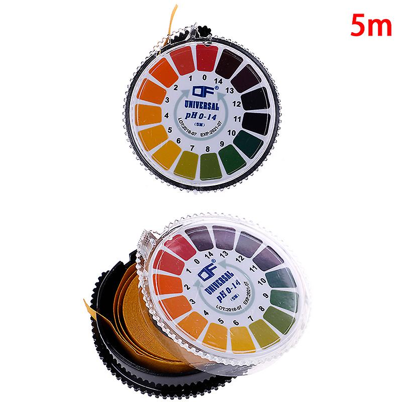1roll/5m Laboratory Ph Indicator Test Strip 0-14 Paper Litmus Alkaline Acid