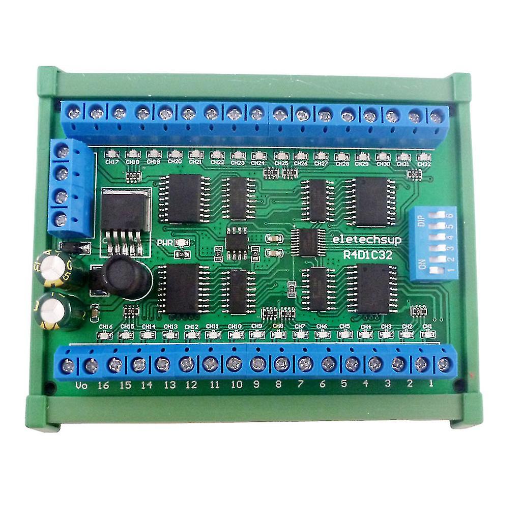 Rs485 Modbus Rtu Uln2803a Darlington Transistor Controller Plc Io Expansion