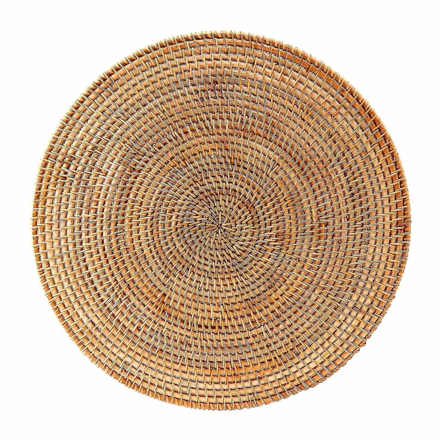 Rattan Woven Placemats,round Table Mats,non Slip Heat Resistant Place Mat,wicker Placemat,trivets F