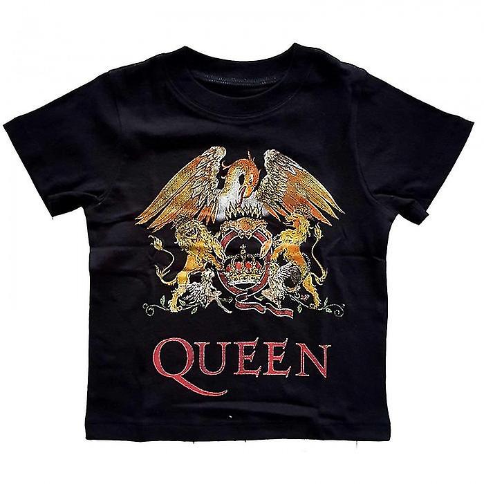 Queen Childrens/Kids Classic Crest T-paita