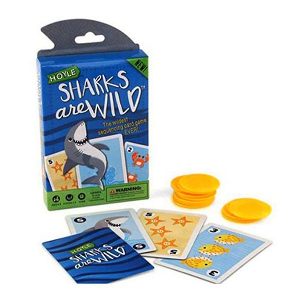 Holye Sharks Are Wild Children Card Game for 2 to 4 Players Ages 4+ and Up