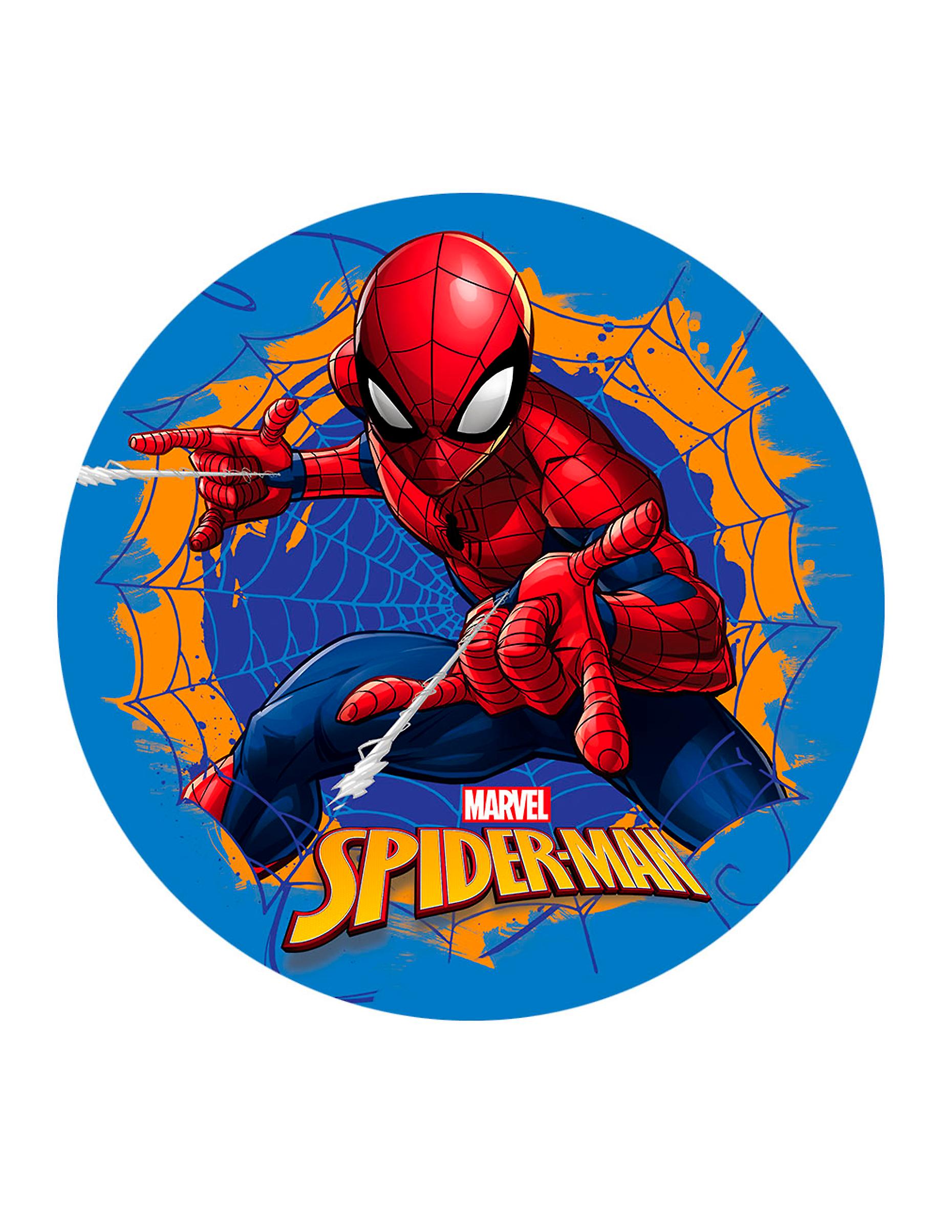 Blue Spiderman unleavened disc 20 cm