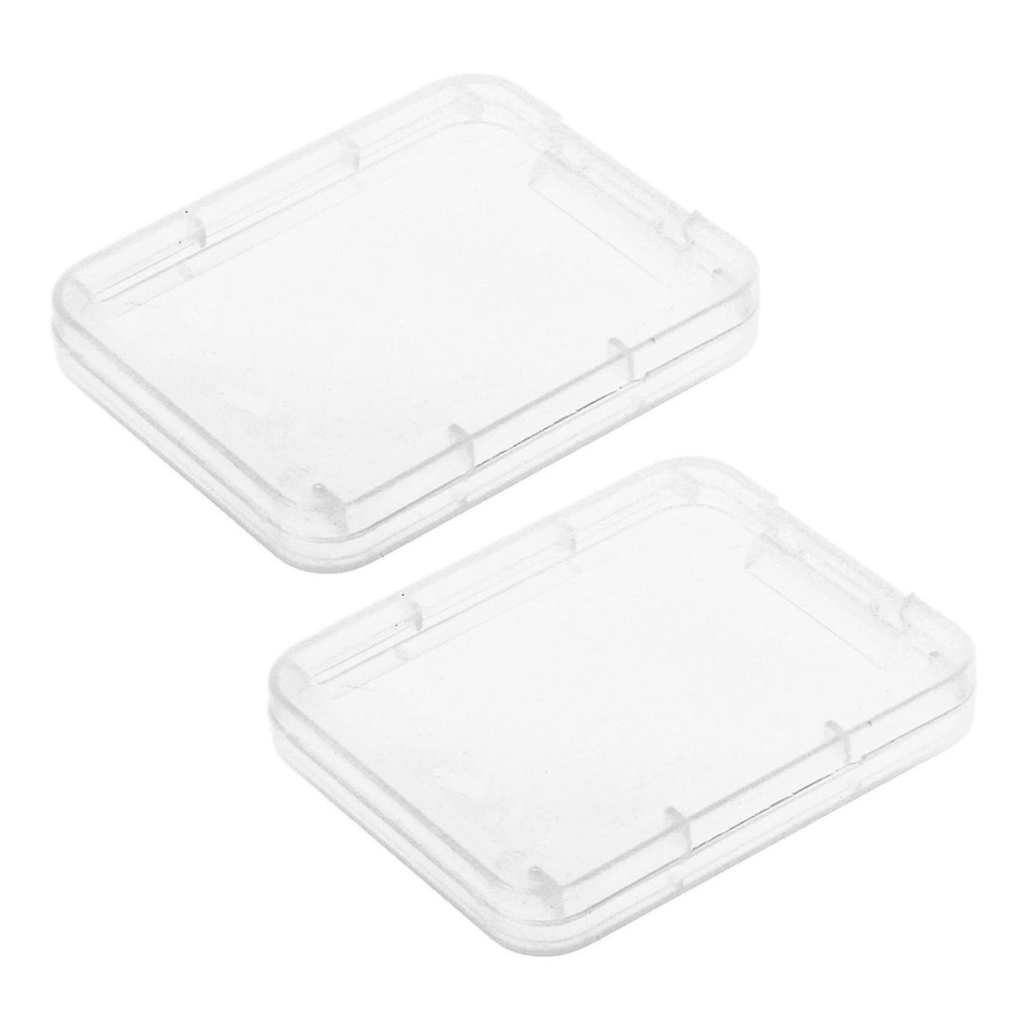 20pcs Plastic Memory Cards Card Box Case Sd Sdhc Xd Mmc Cf Storage Case Transparent